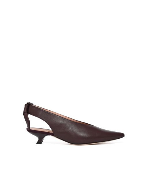 Scarpe slingback in pelle Marrone ALBERTA FERRETTI | A3206 66740104